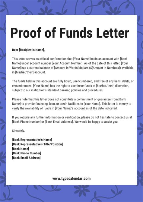 fund letter samples.